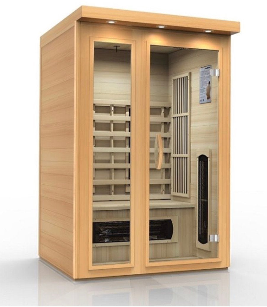 2-persoons infrarood sauna – Zo goed als nieuw, Ophalen, Zo goed als nieuw, Complete sauna