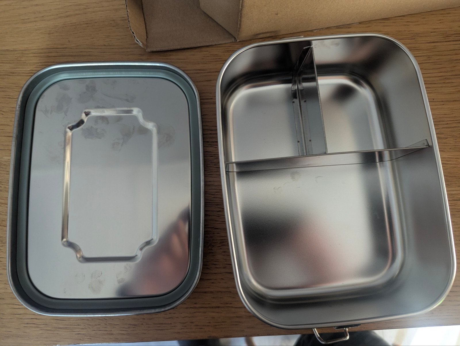 Roestvrijstalen Bento Box - Lunchbox met vakken, Ophalen of Verzenden