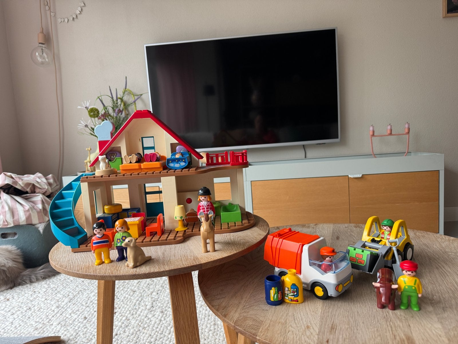 Playmobil 123 Speelhuis met 5 extra sets, Gebouw, Complete set, 1.2.3, Ophalen of Verzenden