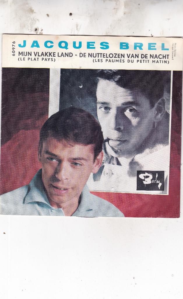 Jacques Brel ( 2 )  1963, Ophalen of Verzenden, Gebruikt, 7 inch, Levenslied of Smartlap