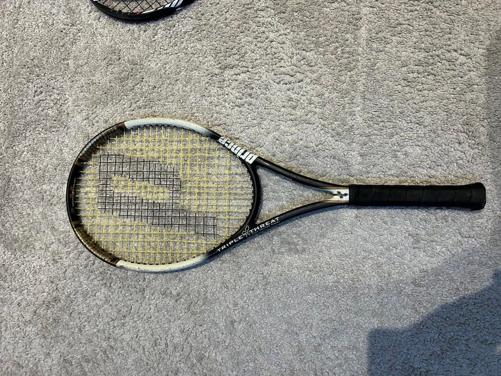 Prince triple threat tennisracket incl tennistas, Ophalen, Gebruikt, Racket, Prince