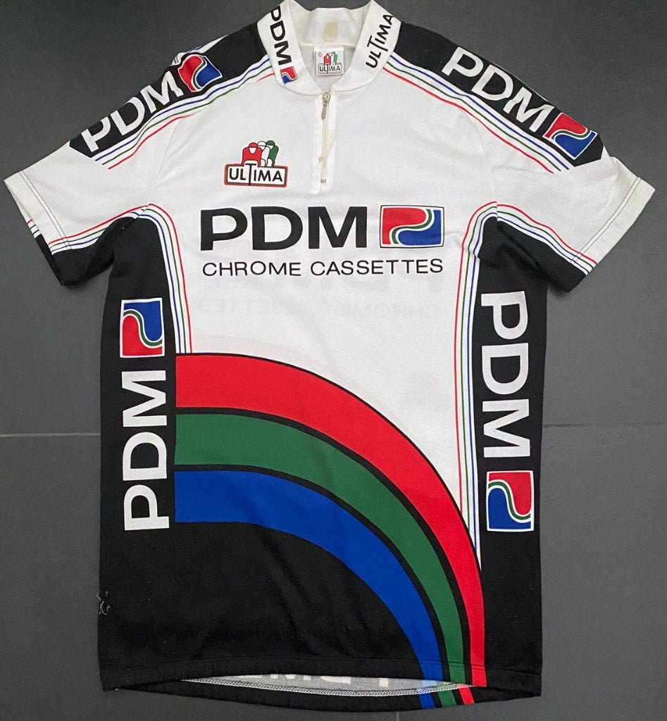 Wielertrui PDM – GERT-JAN THEUNISSE – 1989 + 2 orig. foto’s, Ophalen of Verzenden, Overige typen