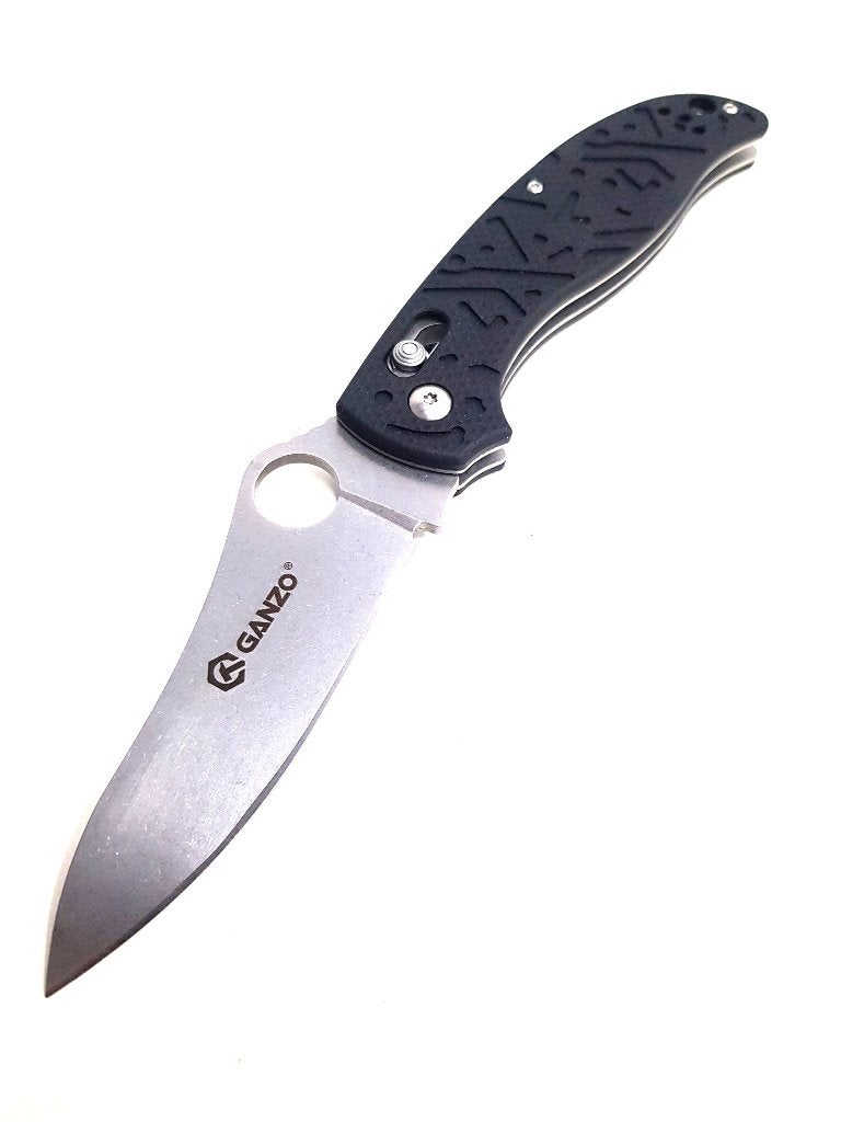 Ganzo G733-1 Camping Outdoor Sport Zakmes Zwart 21cm, Ophalen of Verzenden, Nieuw