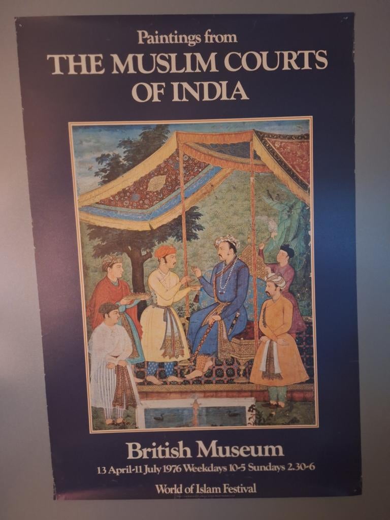 Affiche poster Britisch museum 1976, Ophalen of Verzenden