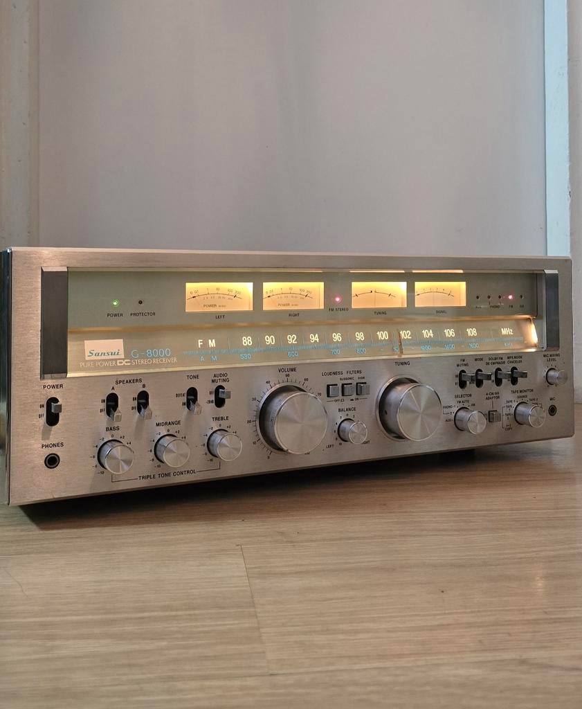 Sansui G-8000 Pure Power DC Stereo Receiver, Ophalen, Zo goed als nieuw, Overige merken