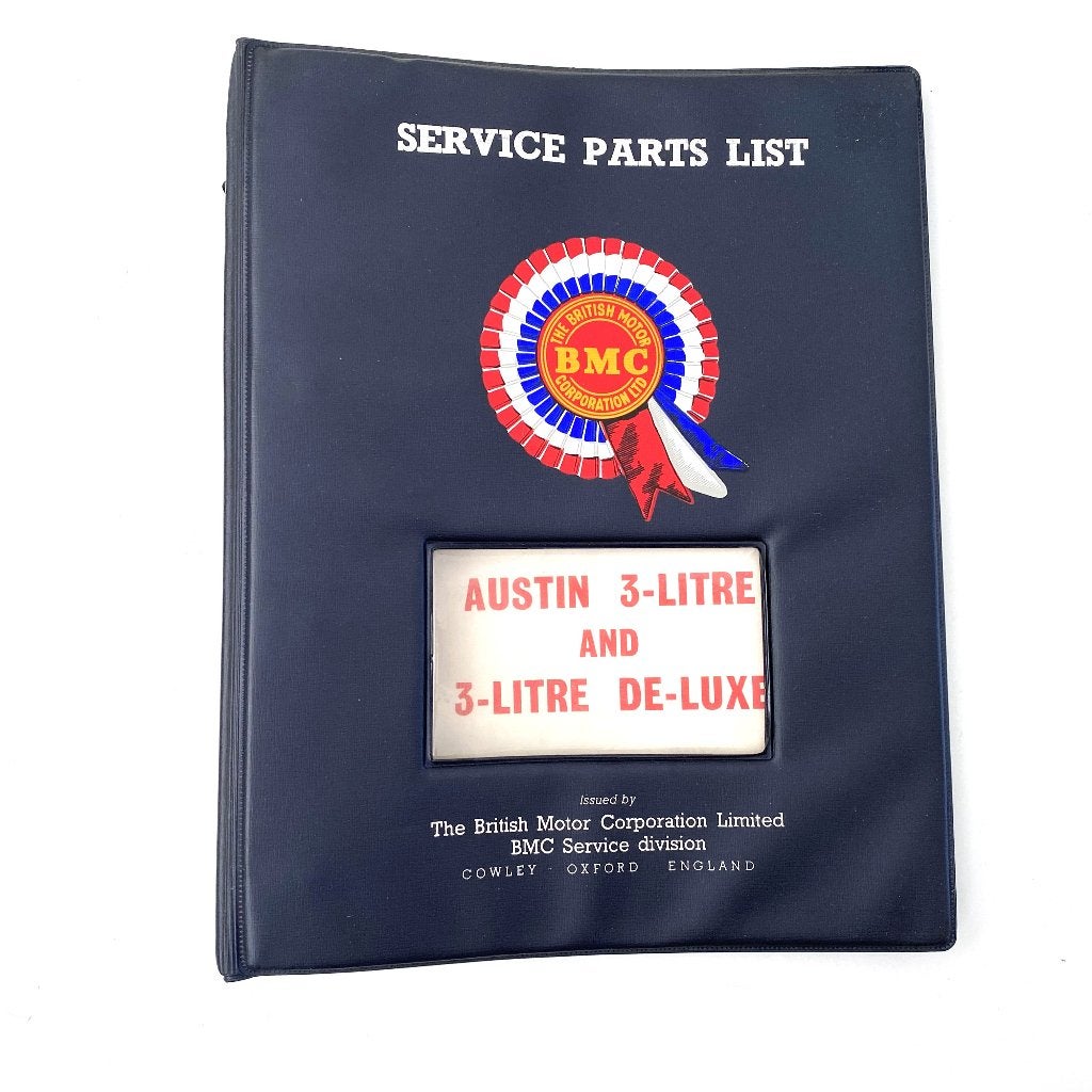 Austin 3 litre service parts list 1968, Verzenden