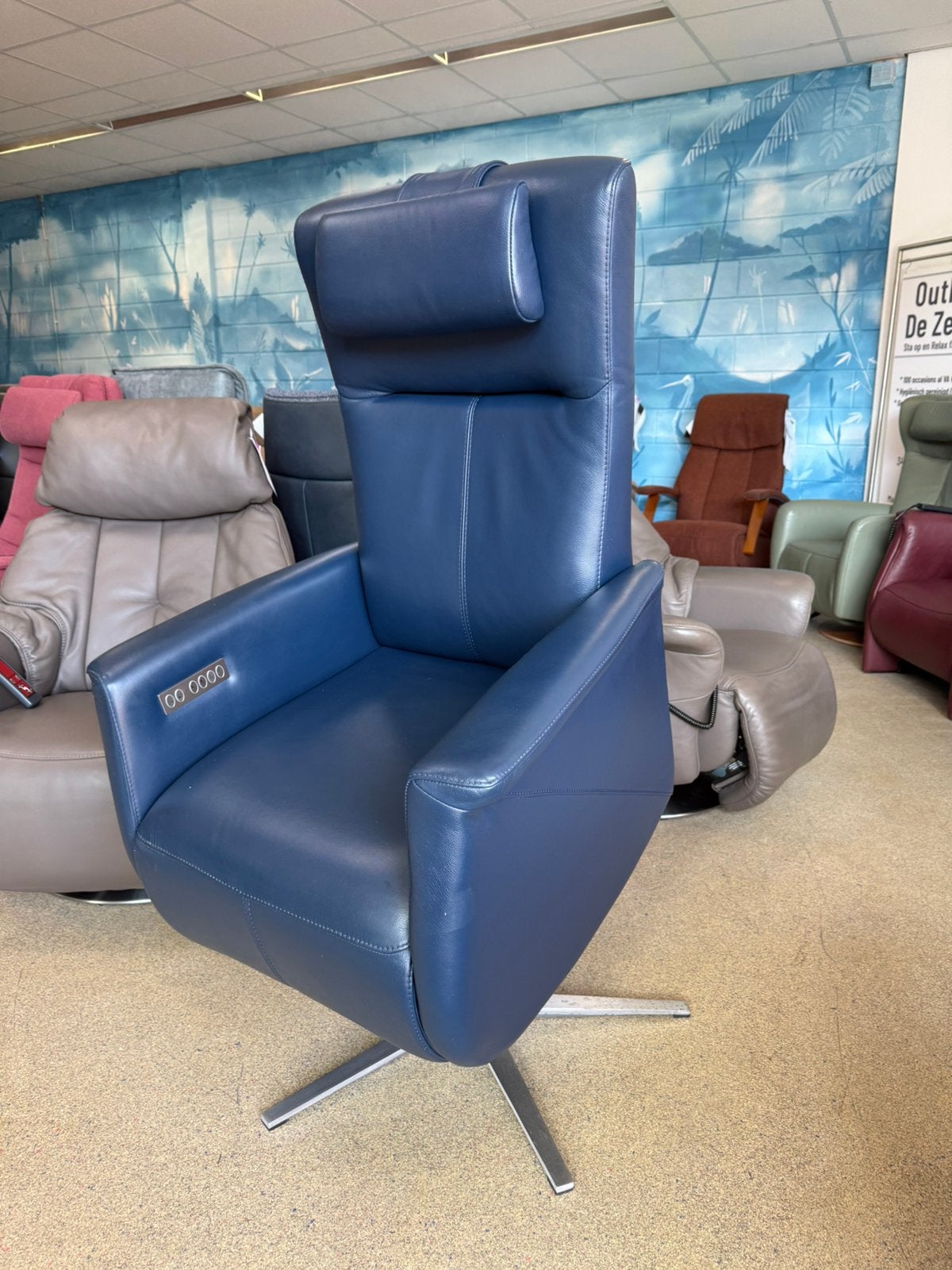 Prominent sta op luxe relax stoel gratis bezorging, Ophalen of Verzenden, Zo goed als nieuw, Leer, Ruim 100 Top merken in alle kleuren en maten