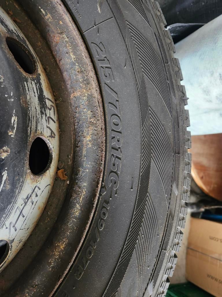Winterbanden Fiat Ducato, Ophalen, Gebruikt