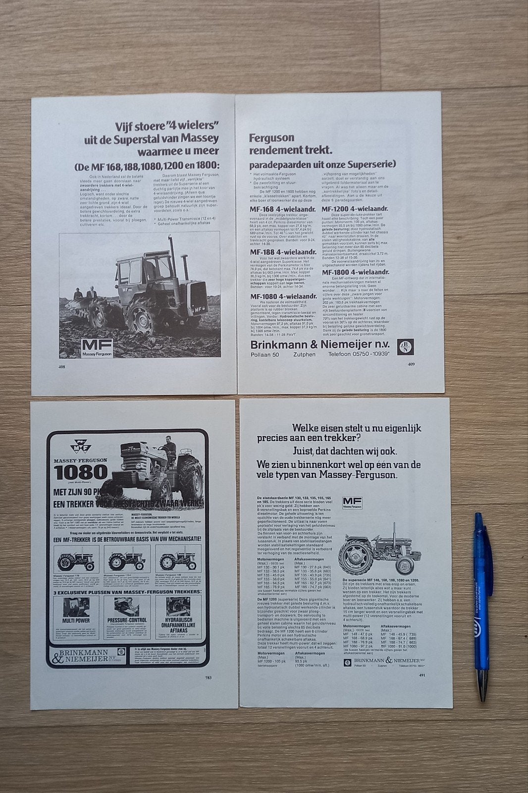 E : Massey Ferguson advertenties., Ophalen of Verzenden, 1920 tot 1940, Tijdschrift