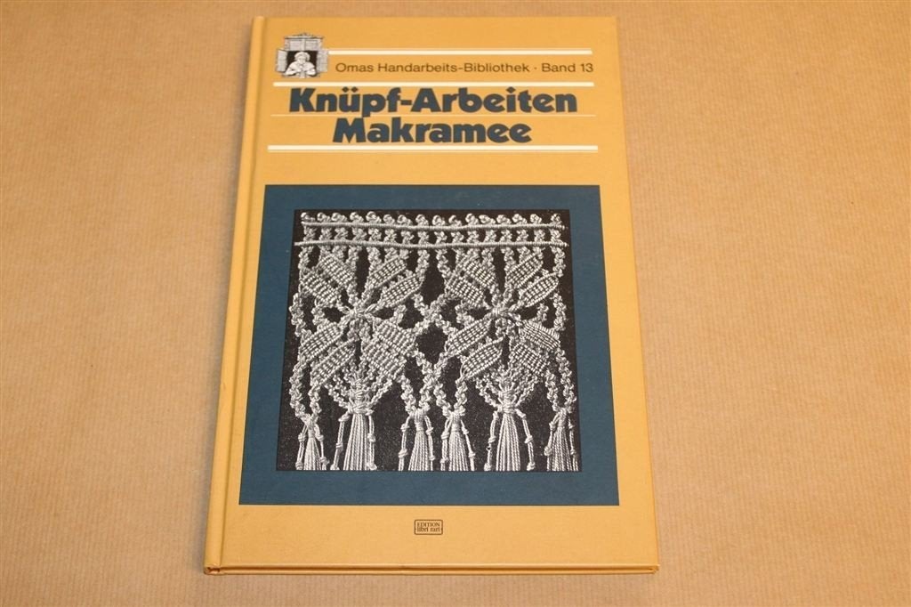 Knüpf-Arbeiten Makramee — Macramé Handboek Reprint 1917, Ophalen of Verzenden, Gelezen, Overige onderwerpen