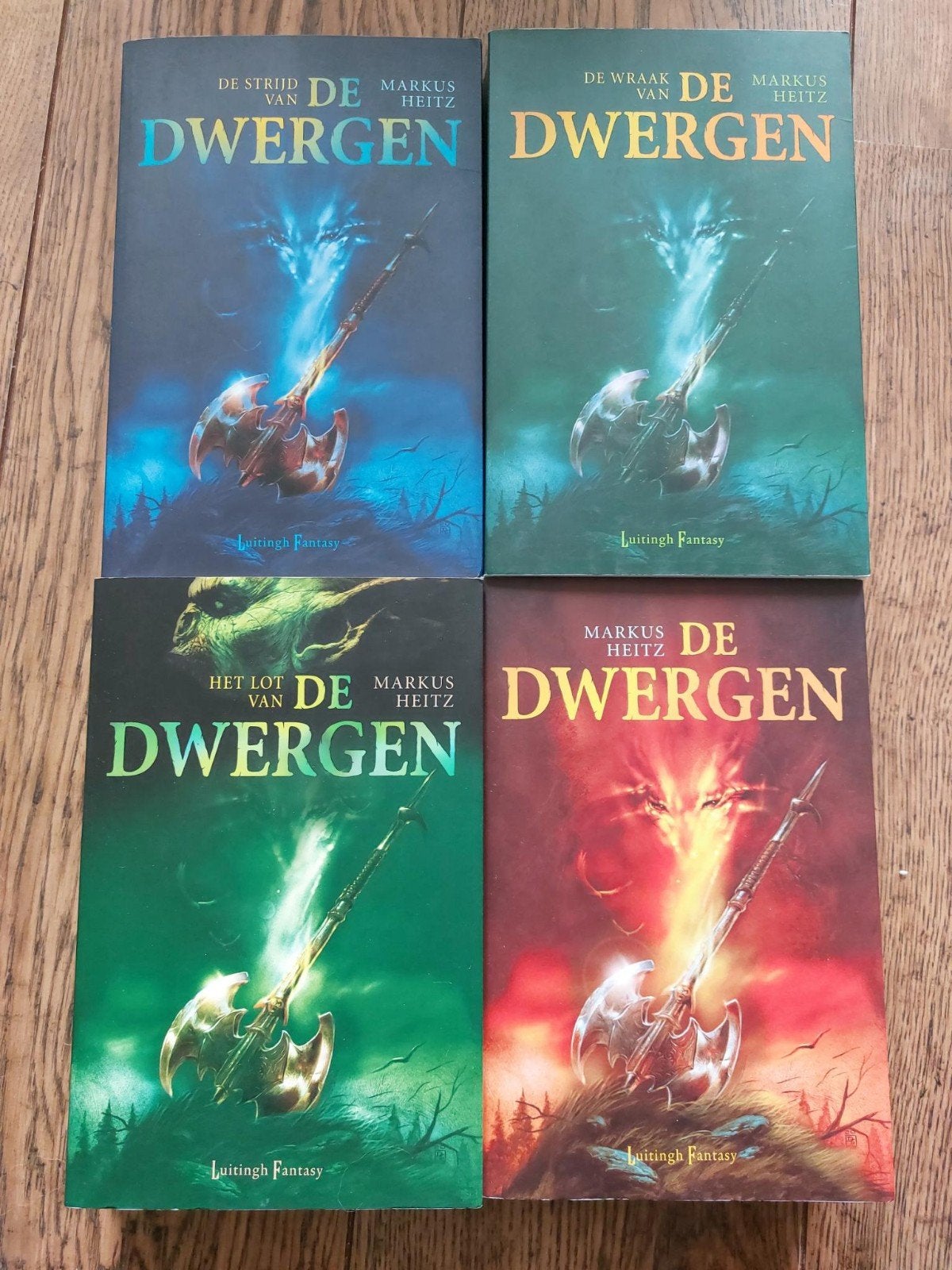De Dwergen serie van Markus Heitz (4 boeken), Boeken, Ophalen of Verzenden, Zo goed als nieuw