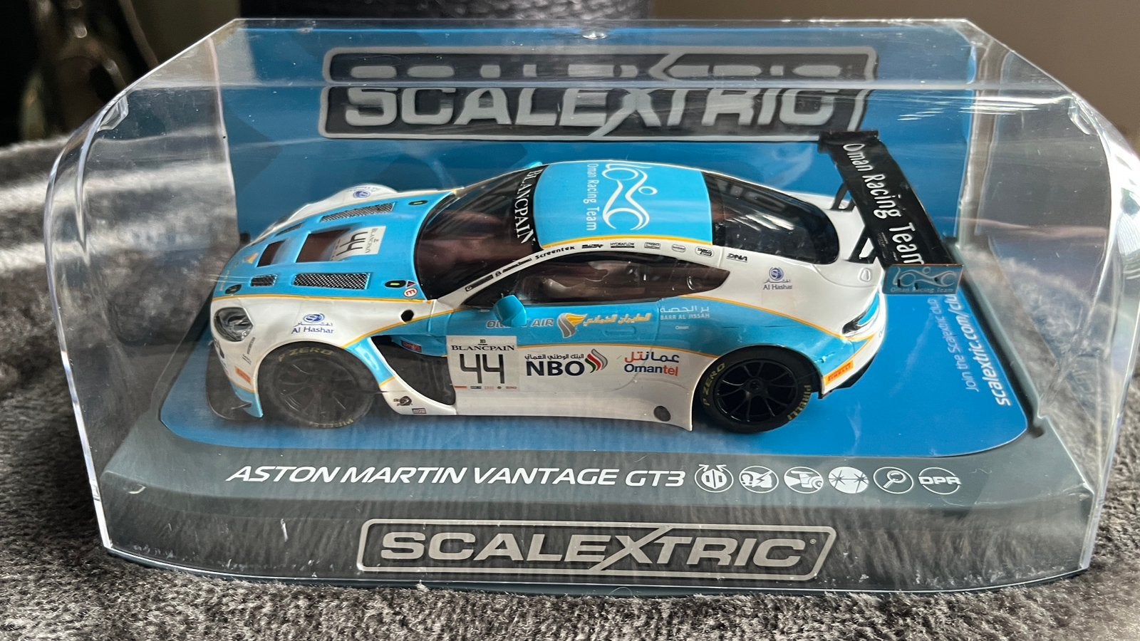 Scalextric C3843 Aston Martin Vantage GT3 Carrera Chip, Overige merken, Ophalen of Verzenden, Elektrisch, Racebaan