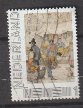 Persoonlijke postzegel gestempeld Anton Pieck, Verzenden, Na 1940, Gestempeld