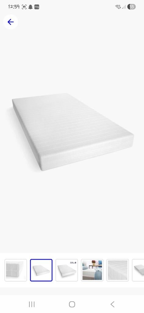 Koudschuim Matras 140x200 - 7 Zones - Premium Tijk, Ophalen of Verzenden, Zo goed als nieuw