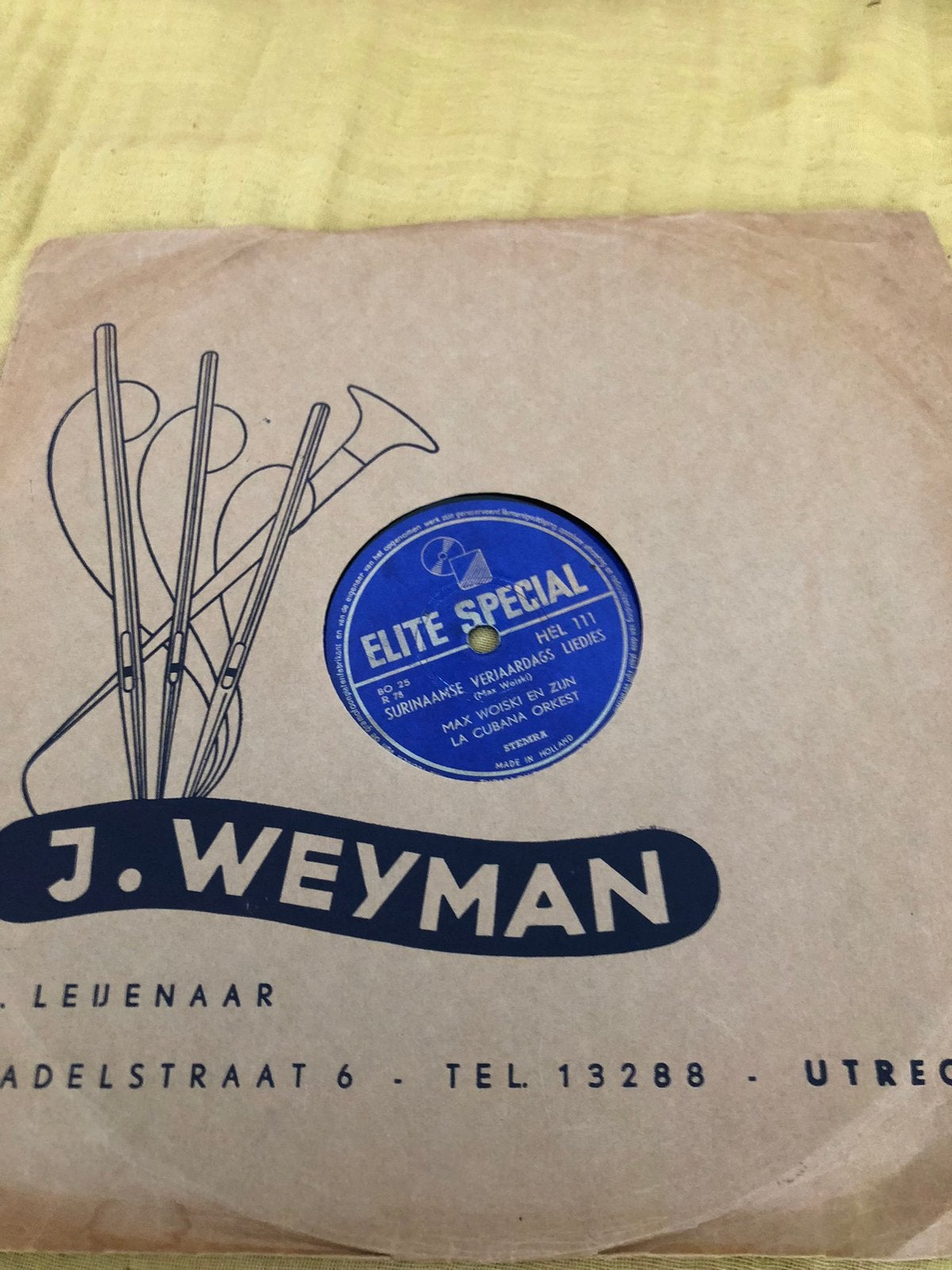 Max woiski en la cubana ork. Surinaamse  verjaardagsliedjes, Gebruikt, Ophalen of Verzenden, Latijns-Amerikaans, 12 inch