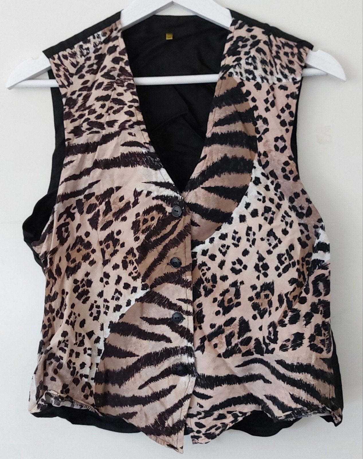 Dames gilet met dierenprint - Luipaard en zebra, Onbekend, Verzenden, Zo goed als nieuw