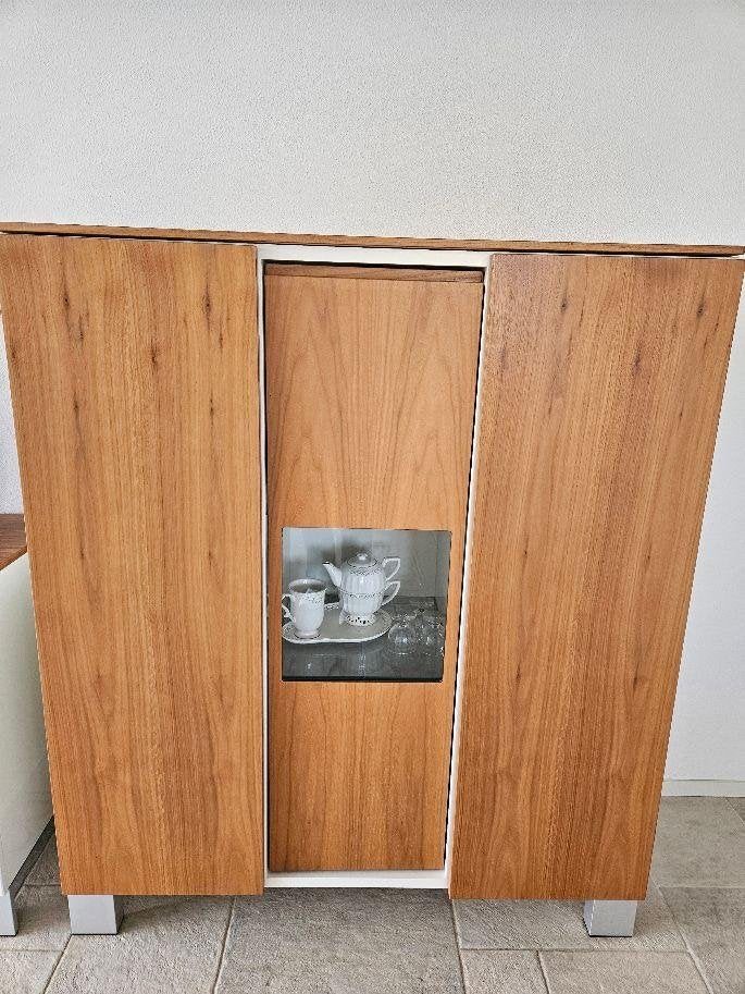 Zeer mooie vitrine kast, Ophalen, Met deur(en), 100 tot 150 cm, 100 tot 150 cm