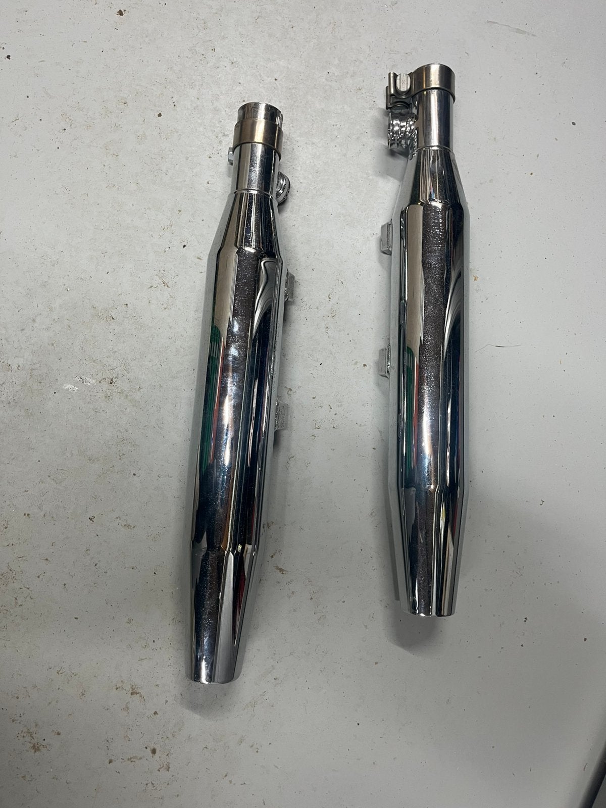 Harley Davidson uitlaten origineel, Ophalen, Gebruikt