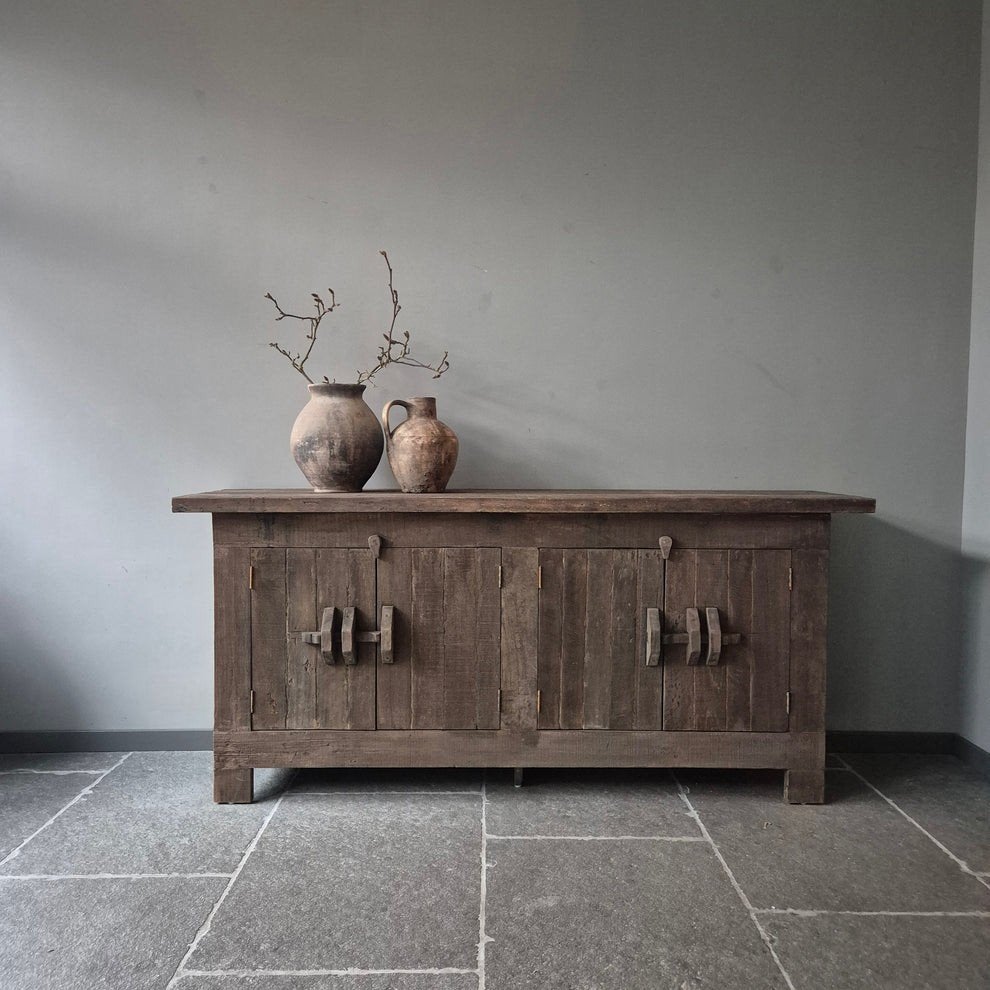 Driftwood kast landelijk sober stoer Jober Wonen, Ophalen, Nieuw, 25 tot 50 cm
