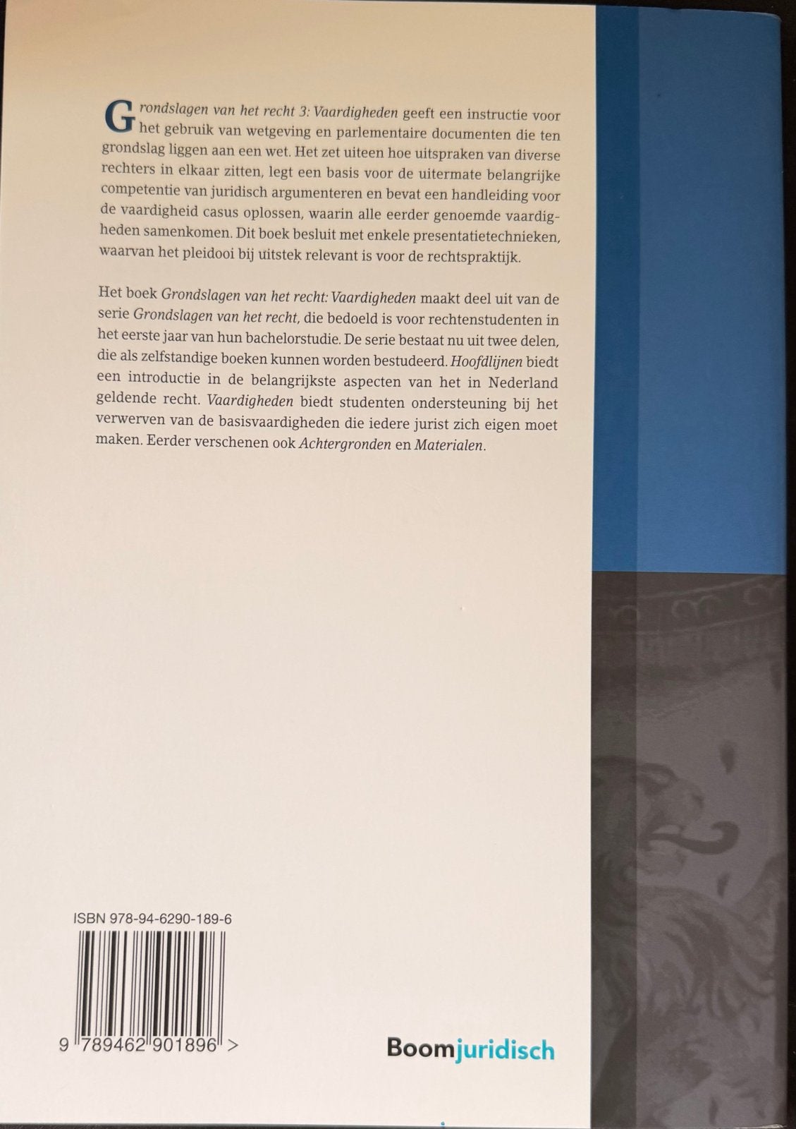 Grondslagen van het recht 3: Vaardigheden - Zesde druk, Boeken, Ophalen of Verzenden, Gamma, Gelezen, WO