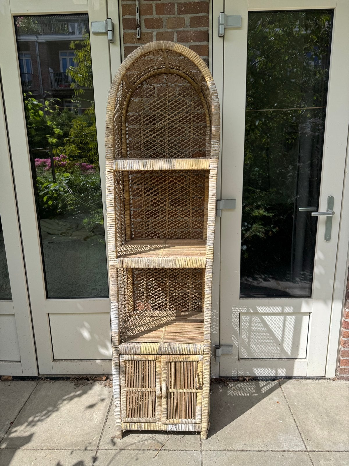 Rotan balkonkast / tuinkast, Tuin en Terras, Bergingen en Tuinkasten, Gebruikt, Overige typen, Overige materialen, Ophalen