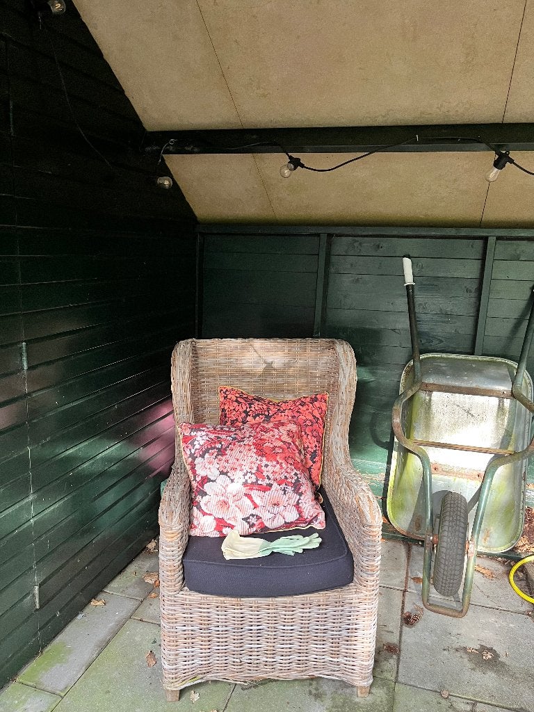 Lounge stoel Rotan, Ophalen, Gebruikt, Rotan