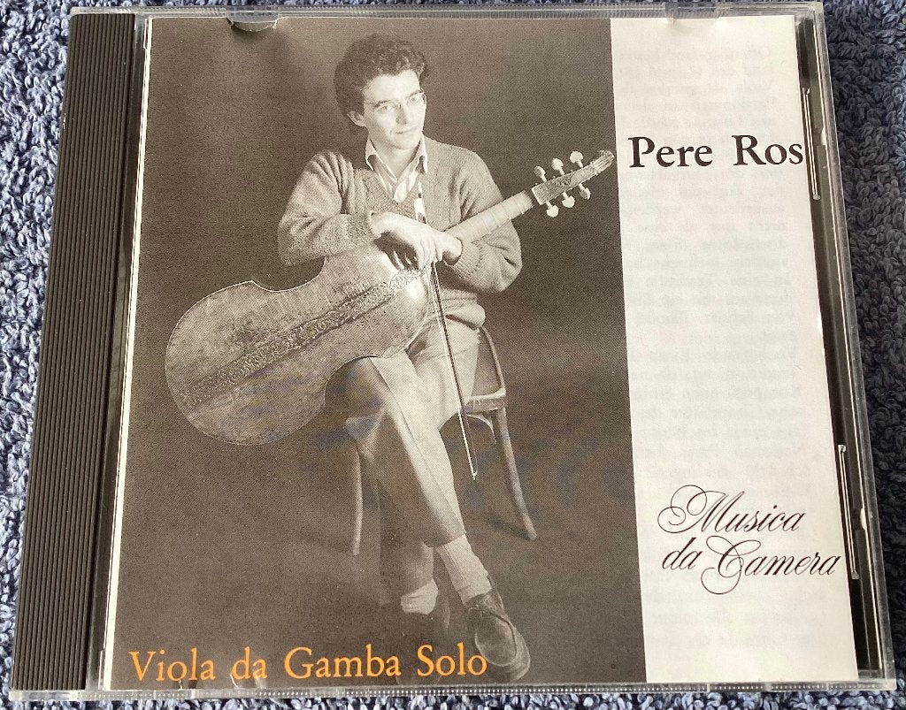 Pere Ros Viola da Gamba Solo CD, Ophalen of Verzenden, Gebruikt, Overige typen