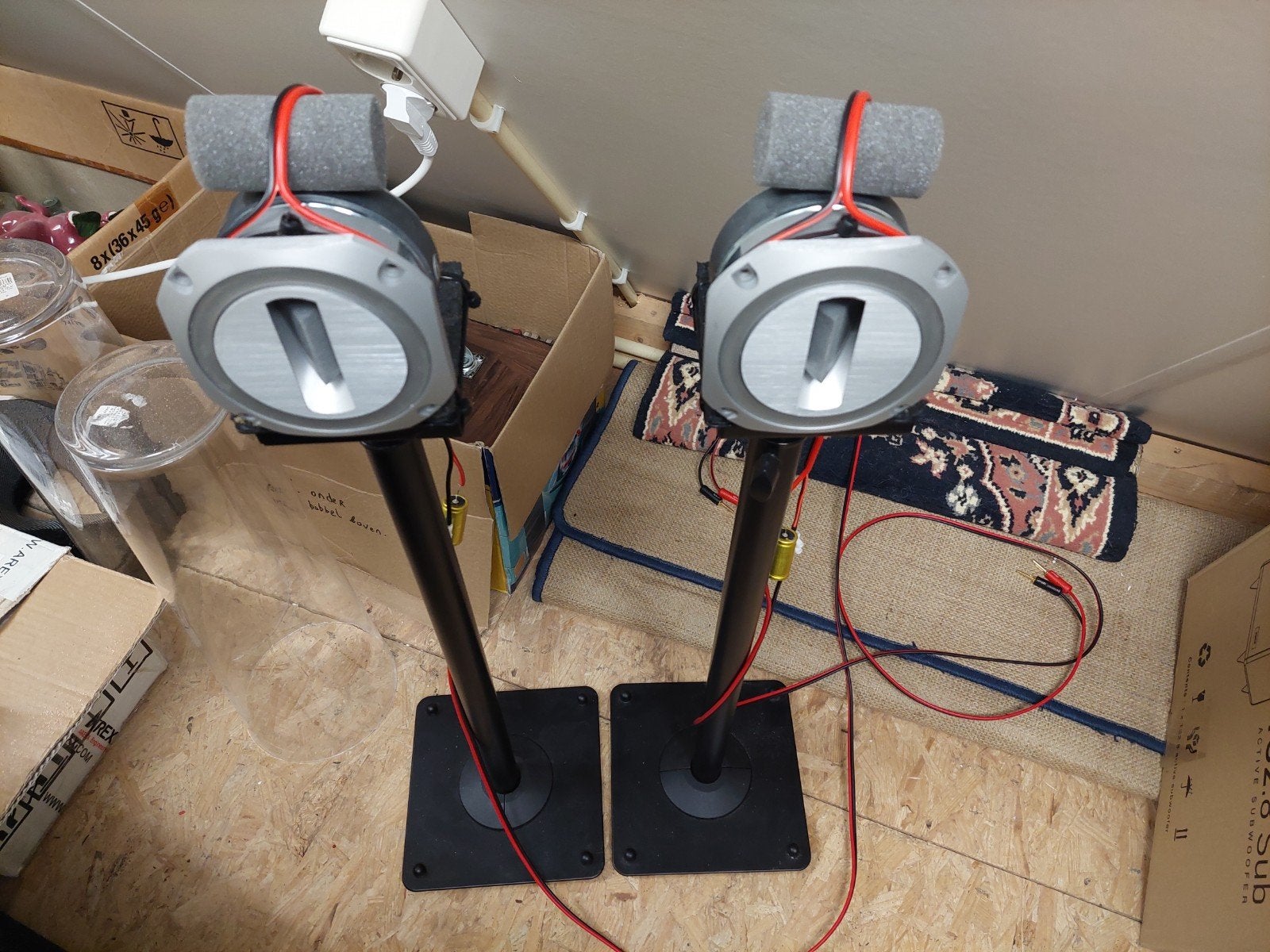 Beyma slottweeters cp21f haast nieuw, Ophalen of Verzenden, 120 watt of meer, Front, Rear of Stereo speakers, Overige merken