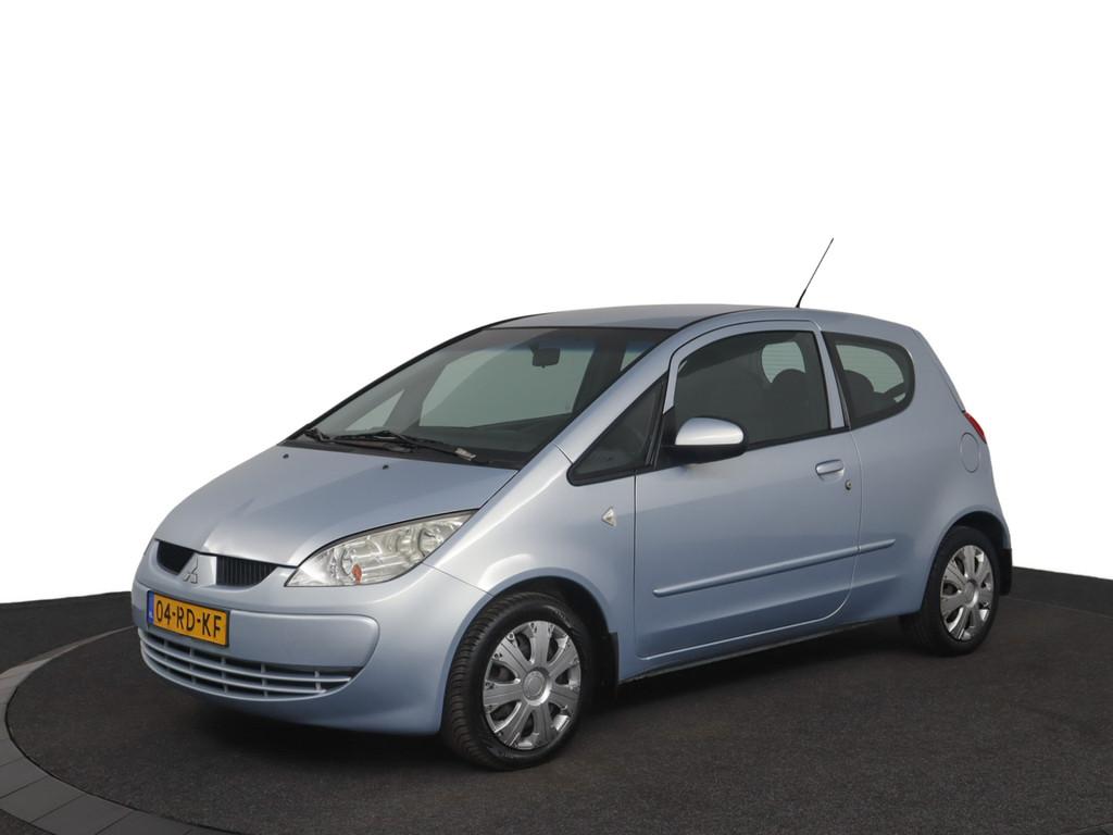 Mitsubishi Colt 1.3 Invite | Airco | (bj 2005), Auto's, Voorwielaandrijving, Gebruikt, 4 cilinders, Blauw