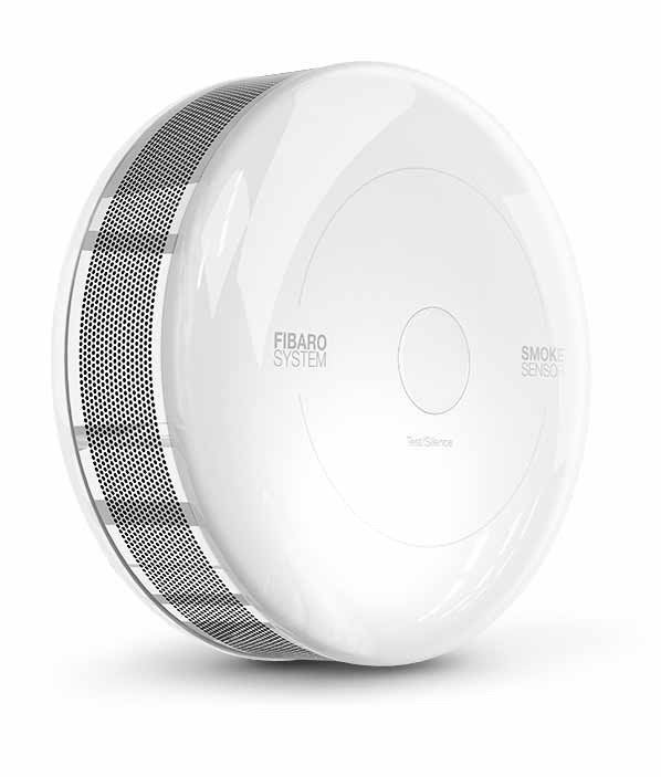 Set van 4 Fibaro Z-Wave Rookmelders - Slimme Beveiliging, Detector, Sensor of Melder, Nieuw, Ophalen of Verzenden, Rook