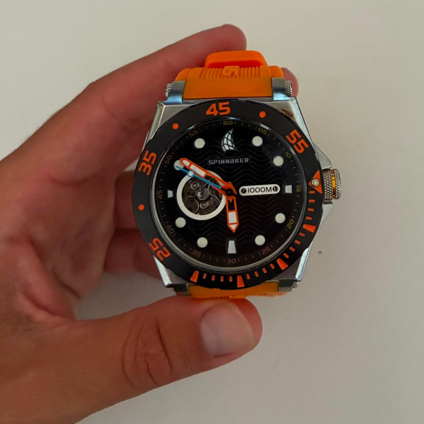 Spinnaker Overboard Automatic SP-5023-0A Duikhorloge, Sieraden, Tassen en Uiterlijk, Horloges | Heren, Staal, Polshorloge, Kunststof