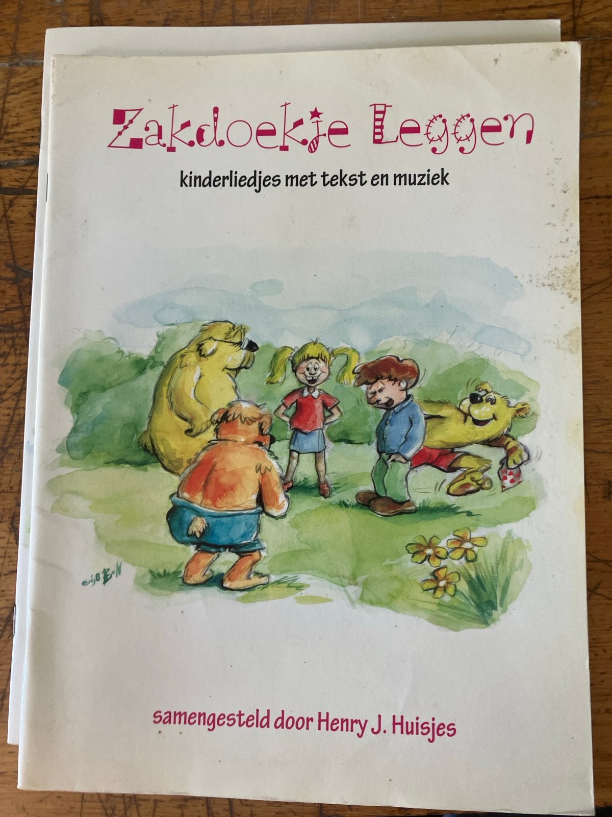Zakdoekje Leggen: Kinderliedjes met tekst en muziek, Ophalen of Verzenden, Gebruikt