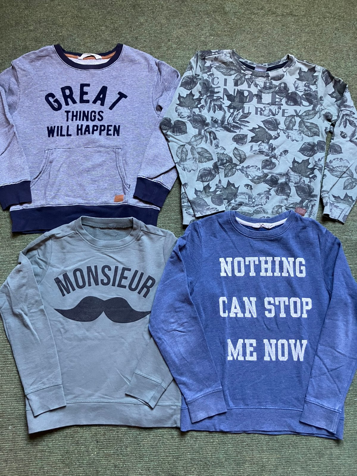 4 sweaters, Kinderen en Baby's, Ophalen of Verzenden, Gebruikt, Jongen, Trui of Vest