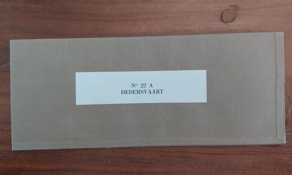 22A stafkaart uit 1964 Dedemsvaart met oa Balkbrug Zuidwolde, Ophalen of Verzenden, 1800 tot 2000, Nederland, Staat de Nederlanden