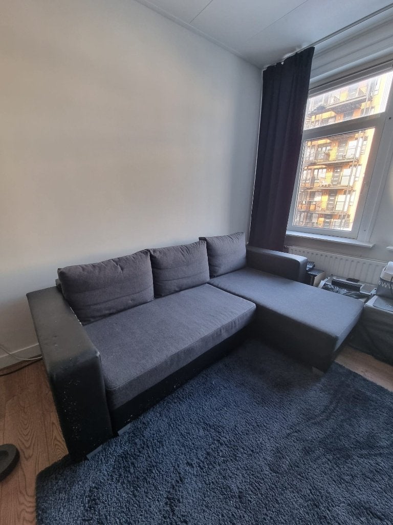 Slaapbank | Sofa bed, Ophalen, Gebruikt, Zwart, Tweepersoons