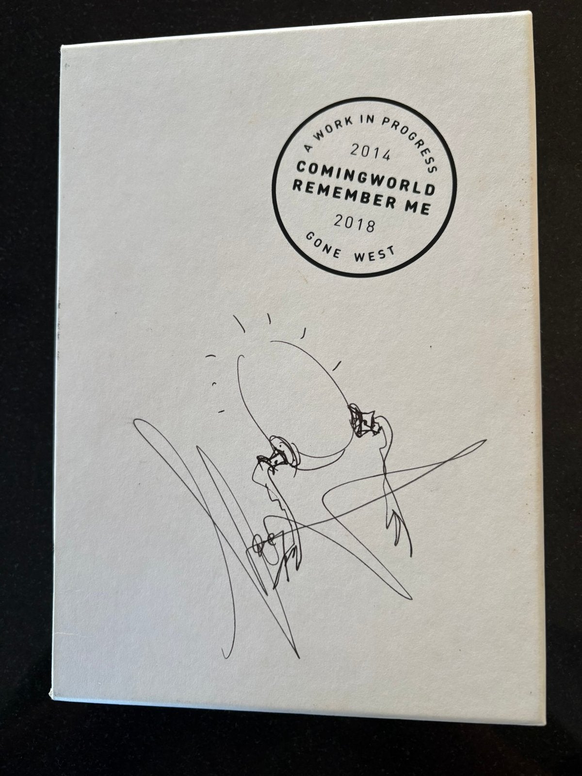 Originele tekening “walking egg” Koen Vanmechelen, Boeken, Ophalen of Verzenden, Zo goed als nieuw