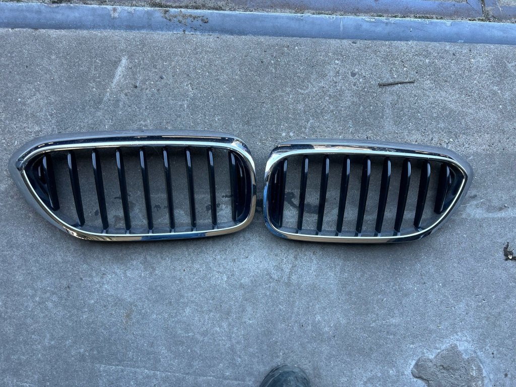 gril 5-serie g30 g31 links rechts 2017+ chroom/zwart, Gebruikt, Duitsland, Voor, Bmw
