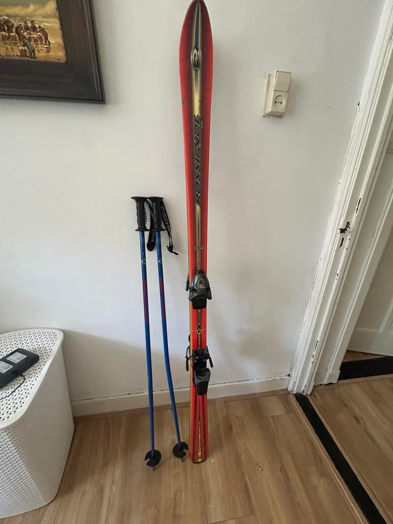 Rossignol skies carve skies retro, Sport en Fitness, 160 tot 180 cm, Rossignol, Ophalen of Verzenden, Zo goed als nieuw