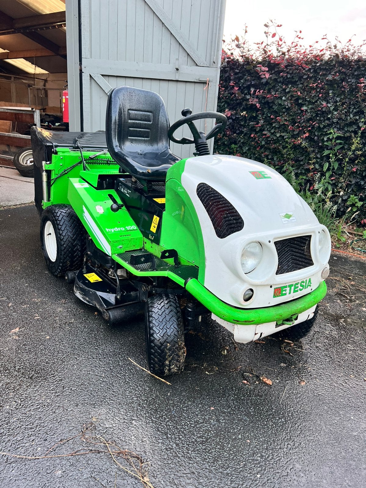 Etesia Hydro 100 Evolution MVEHH – Professionele zitmaaier, Ophalen, Gebruikt, 90 tot 120 cm