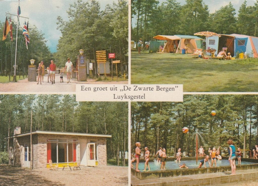 LUYKSGESTEL De Zwarte Bergen Vakantiecentrum, Verzenden, 1960 tot 1980, Gelopen, Noord-Brabant