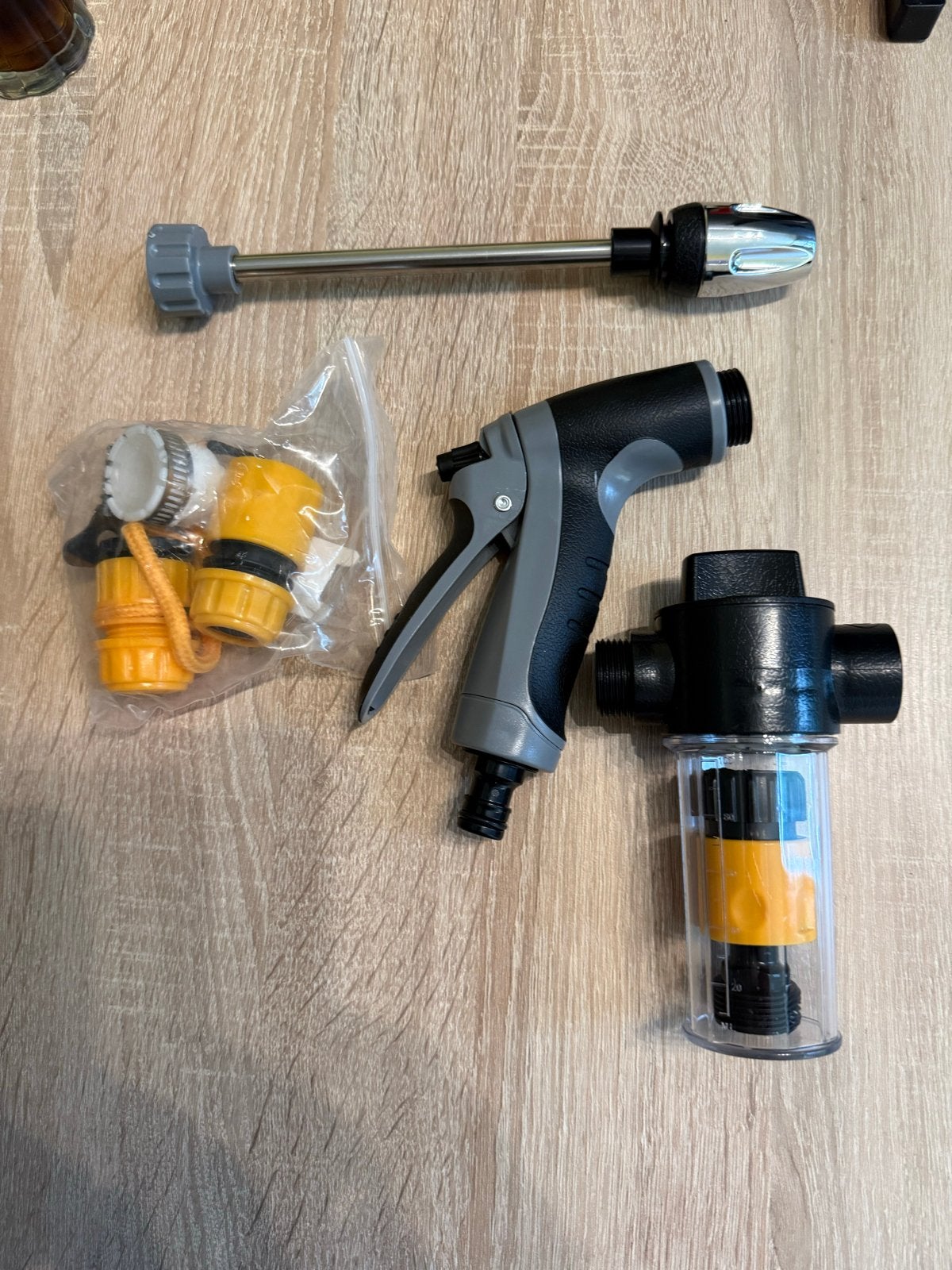 Hogedrukspuitset met accessoires, Tuin en Terras, Ophalen of Verzenden, Nieuw, Handsproeier