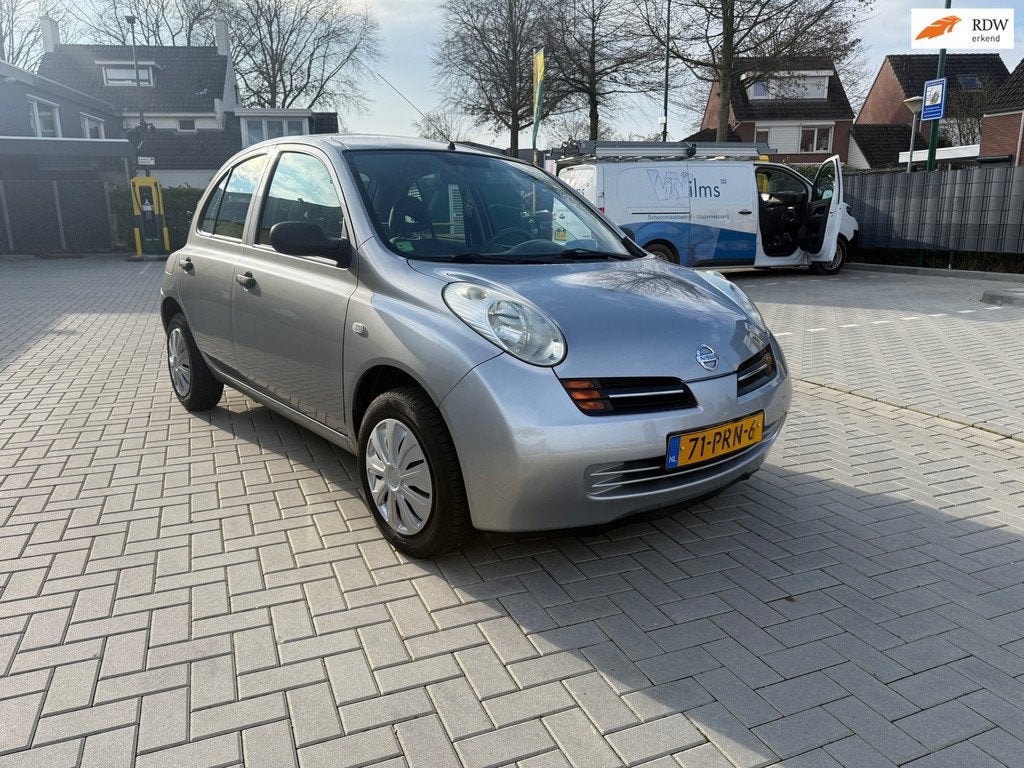 Nissan Micra 1.2 Visia * LAGEKM!*, Auto's, Nissan, 4 cilinders, Airbags, Handgeschakeld, 1240 cc