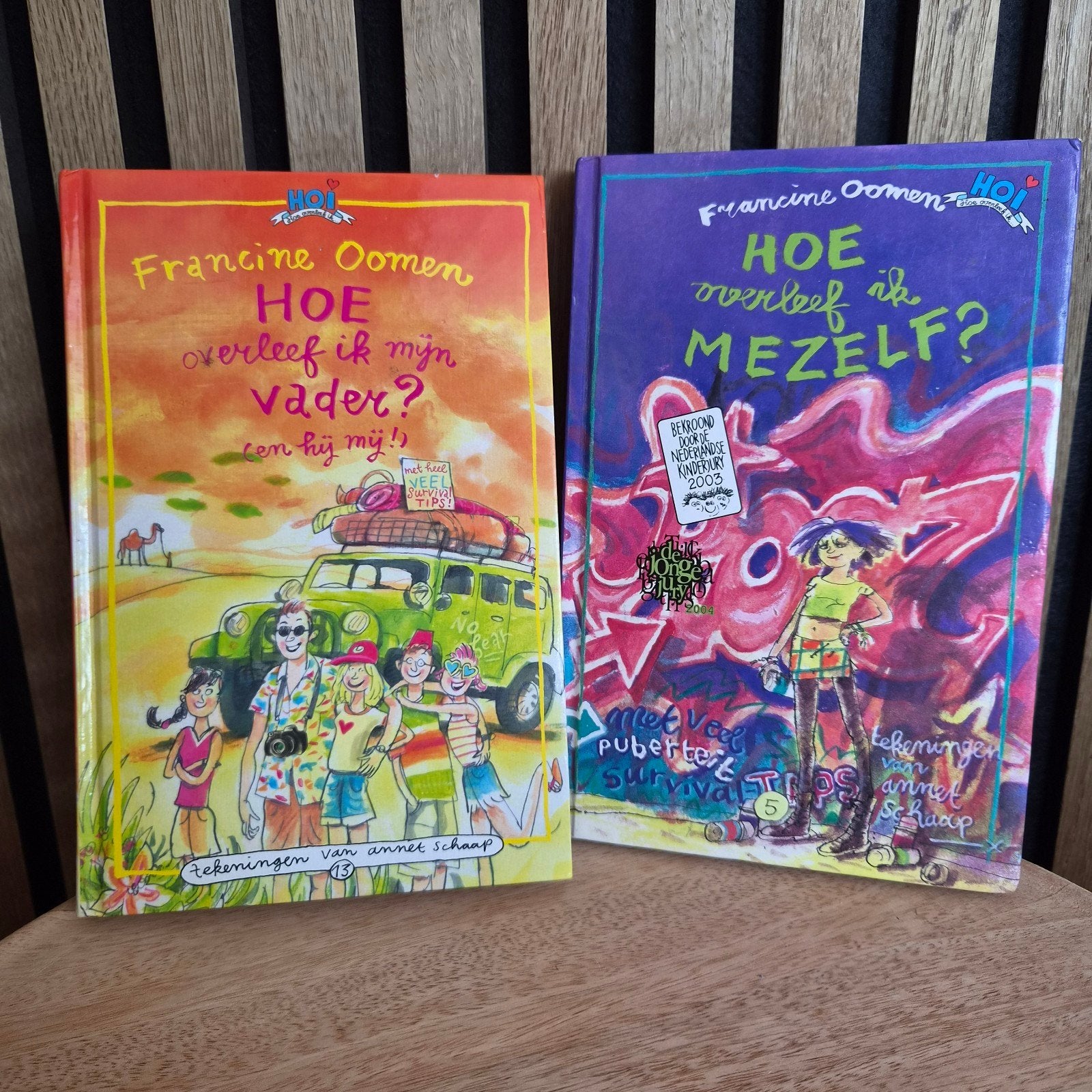 Hoe overleef ik... boeken van Francine Oomen (2 stuks), Ophalen of Verzenden, Gelezen, Francine Oomen, Fictie