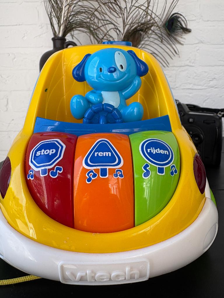 Vtech vroom vroom vormenauto, Ophalen of Verzenden, Gebruikt, 6 maanden tot 2 jaar