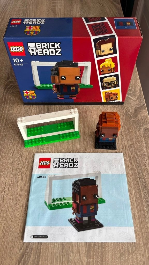 Lego BrickHeadz 40542 FC Barcelona Go Brick Me, Kinderen en Baby's, BrickHeadz, Lego, Ophalen of Verzenden, Zo goed als nieuw