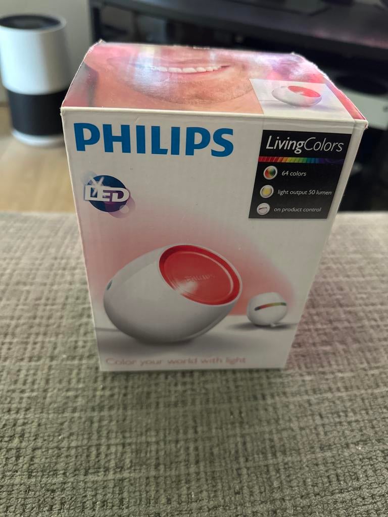 Philips LivingColors LED Lamp - 64 kleuren, 50 lumen, Ophalen of Verzenden, Zo goed als nieuw