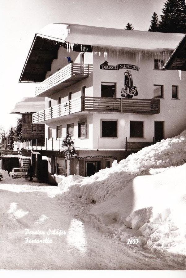 FONTANELLA,-  Pension ,,Schäfer"  Oostenrijk. 17-05, Ophalen of Verzenden, 1960 tot 1980, Gelopen, Oostenrijk