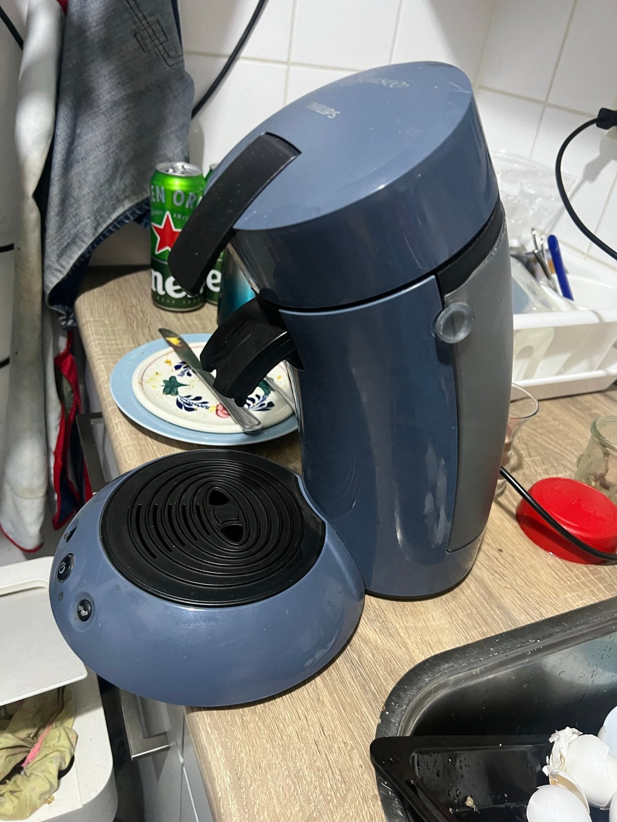 Philips Senseo HD7806/A Koffiepadapparaat - Grijs, Witgoed en Apparatuur, Koffiezetapparaten, Gebruikt, Koffiemachine, Ophalen of Verzenden