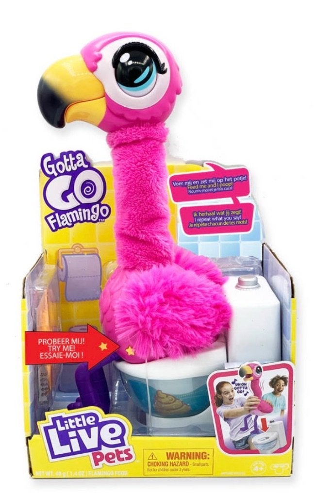 Flamingo interactieve knuffel, Ophalen, Zo goed als nieuw, Overige typen, Met geluid