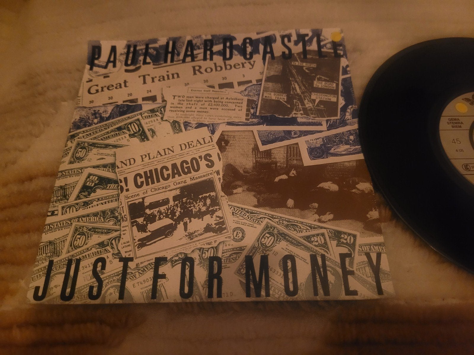 Paul Hardcastle - Just For Money (Vinyl Single), Gebruikt, 7 inch, Ophalen of Verzenden, Pop